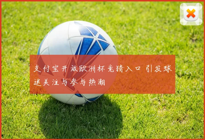 支付宝开放欧洲杯竞猜入口 引发球迷关注与参与热潮