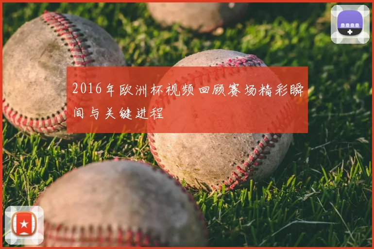 2016年欧洲杯视频回顾赛场精彩瞬间与关键进程